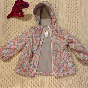 EUC toddler girls rain coat